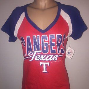 TEXAS RANGERS MLB Campus Lifestyle Women's T-Shirt